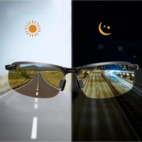 Photochromic Polarized Sunglasses for Men – Chameleon Driving Glasses, UV Protection & Light-Adaptive Lenses