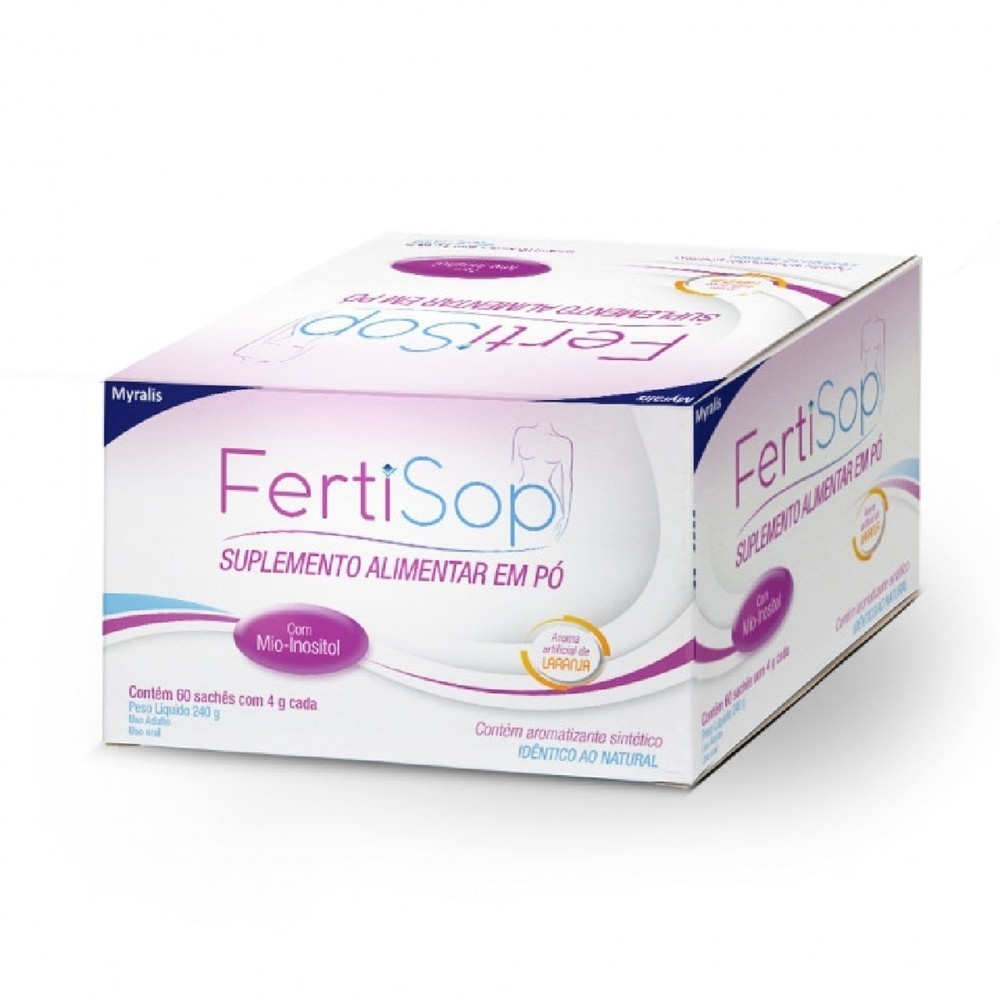 Fertisop Sabor Laranja 60 Saches 4g - Health
