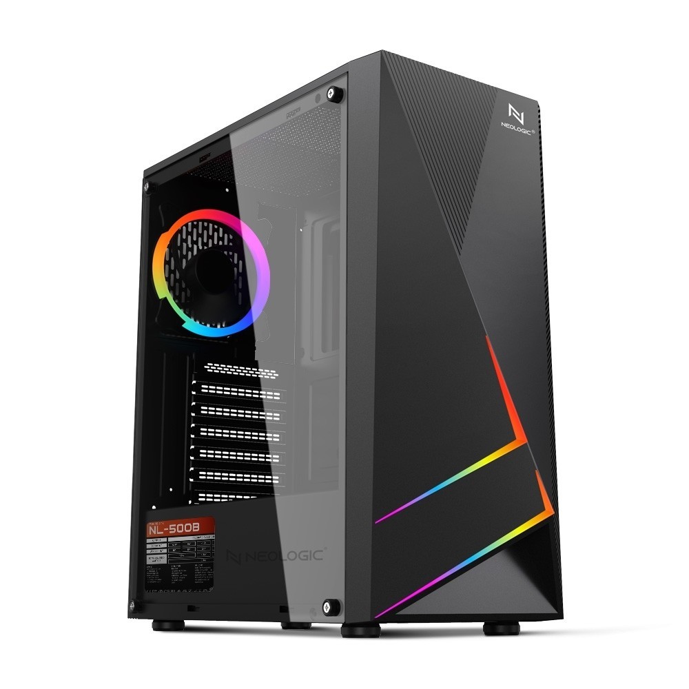 PC GAMER AMD RYZEN 5 5600GT 16GB 3200MHZ (RADEON VEGA 7 INTEGRADO) SSD 480GB M.2, 500W 80 PLUS, NEOLOGIC - NLI86373 - Computers & Accessories