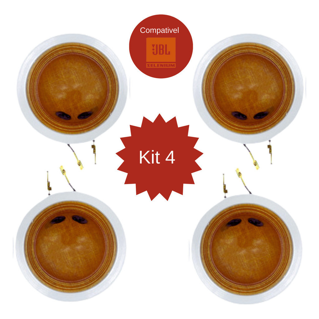 Reparo Driver D-250 Corneta 8 Ohms 100w - Kit 4x - Force One em Oferta na Shopee