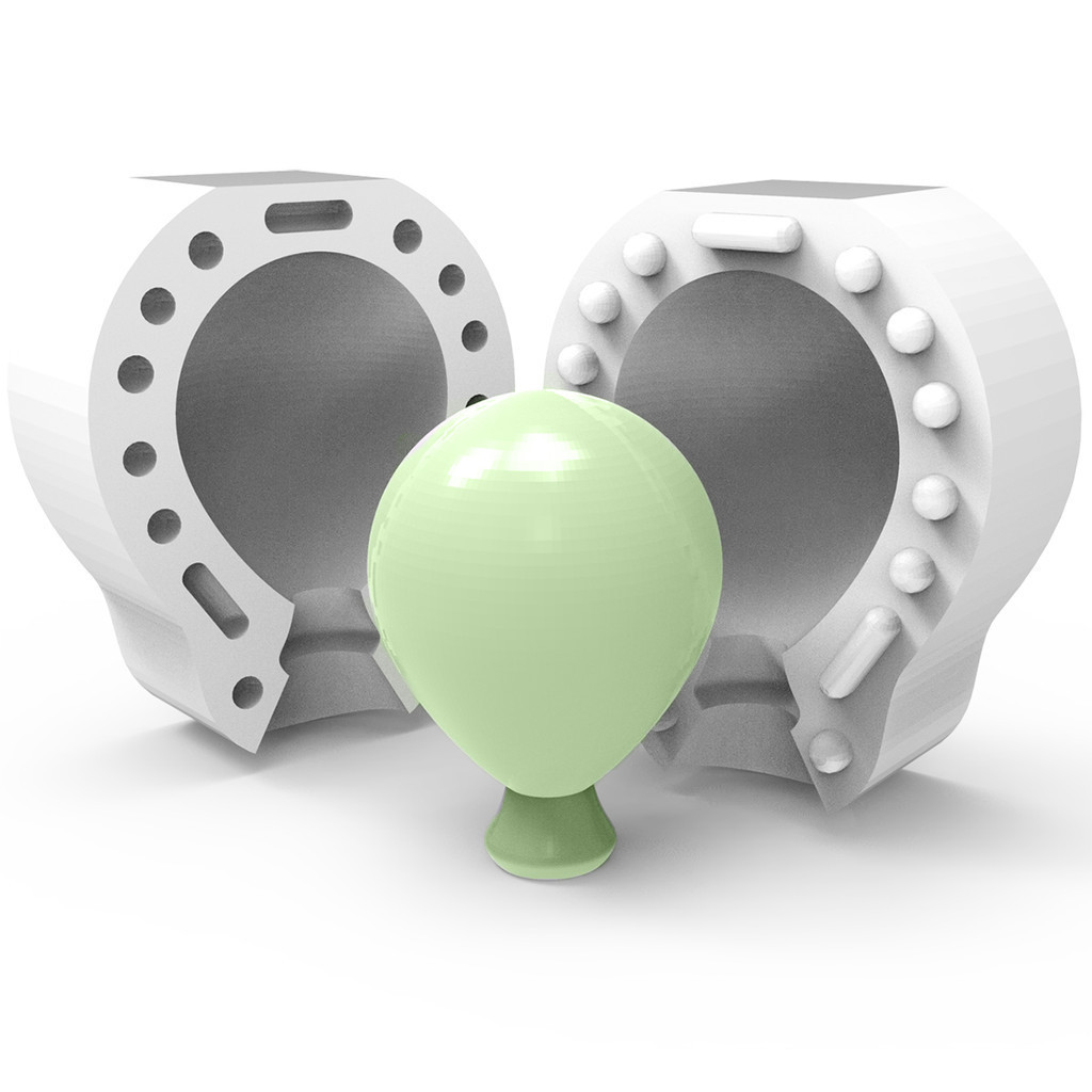 Molde de Silicone Mini Balão de Ar para Artesanato Lembrancinha Vela Sabonete Resina Gesso Cera