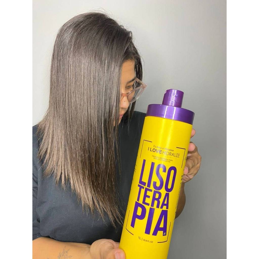 Progressiva Orgânica Sem Formol Lisoterapia - Hidralize 1L - Liso Extremo