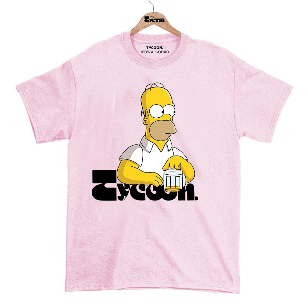 Camiseta Homer Tycoon Algodao Verao Premium 2024 Modelo Novo