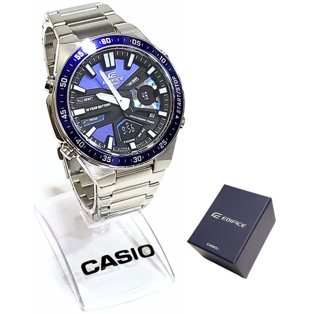 Relógio Casio Masculino Anadigi Edifice EFV-C110D-2AVDF