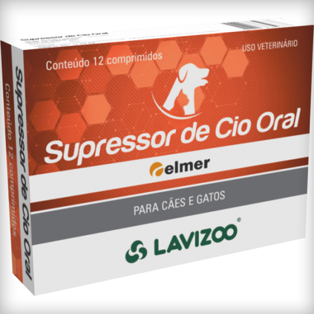 Supressor de Cio Oral Lavizoo para Cães e Gatos - 12 Comprimidos em Oferta na Shopee