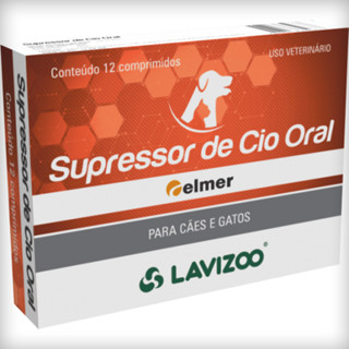 Supressor de Cio Oral Lavizoo para Cães e Gatos - 12 Comprimidos em Oferta na Shopee