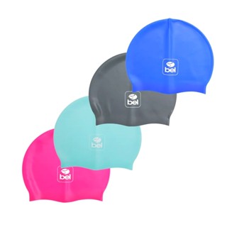 Touca de Natação Silicone Cor Sortida - Bel em Oferta na Shopee