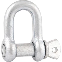 Manilha para cabo de aço 1/2" reta leve galvanizado - Vonder