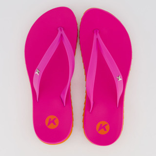Chinelo Kenner Ibiza Pro Feminino Rosa e Laranja em Oferta na Shopee