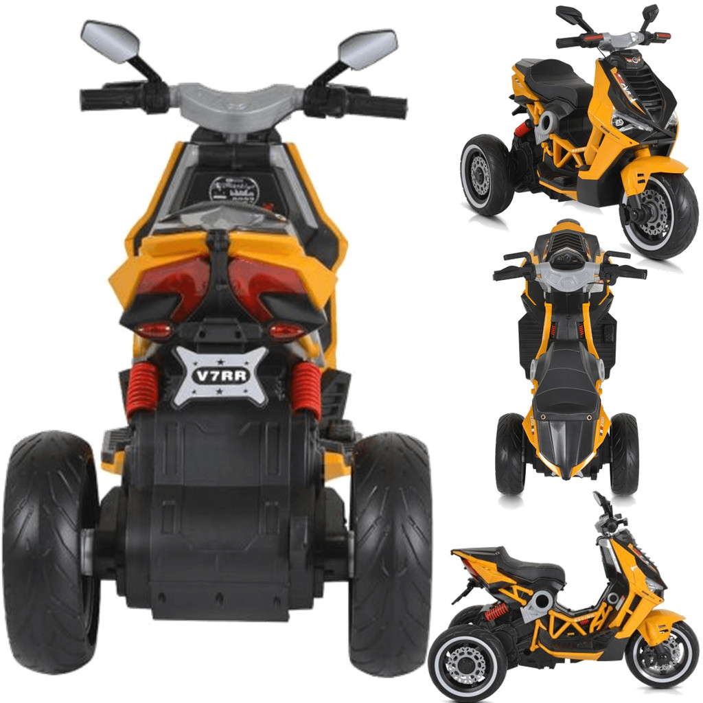 Moto Eletrica Bandeirante Italjet Dragster 200 Sport 12V Amarela