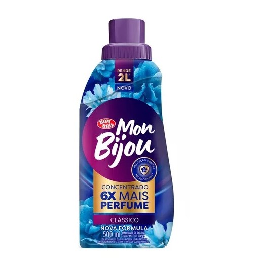 Amaciante Concentrado Mon Bijou Classico 500ml