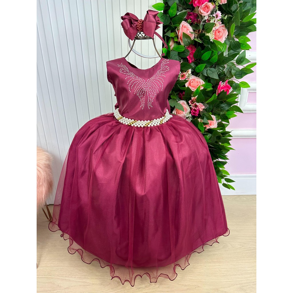 Vestido Marie Longo Larissa Marsala