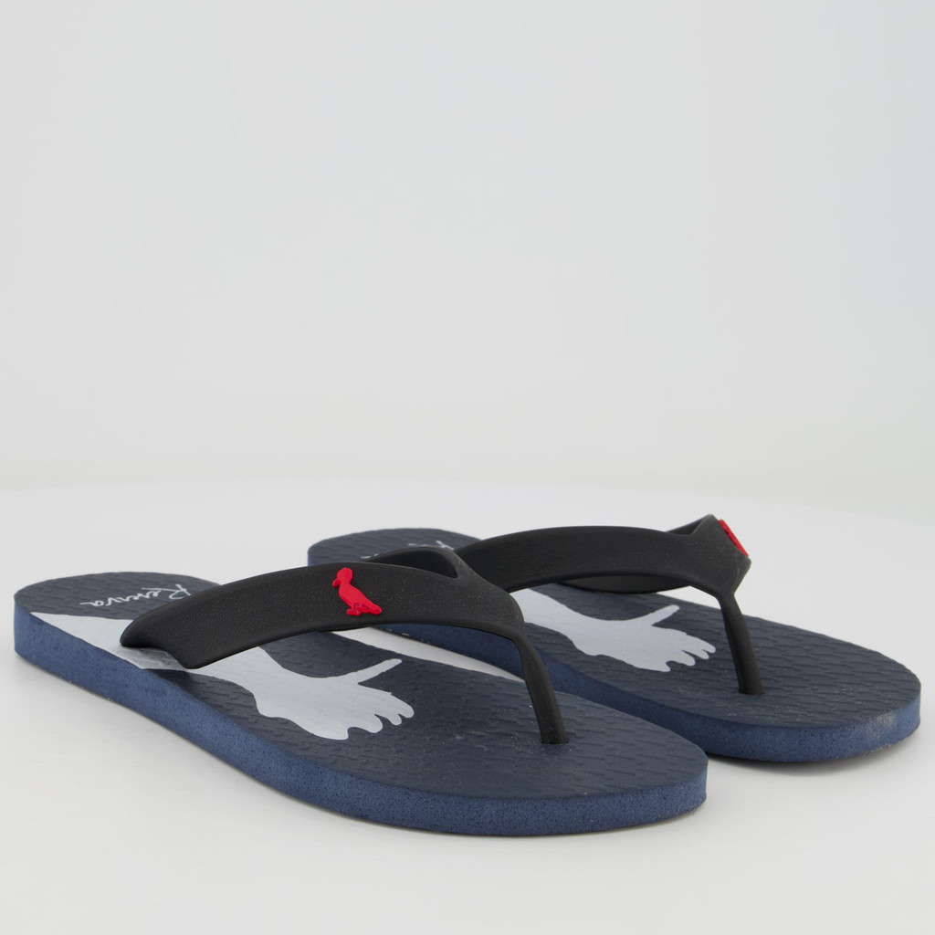 Detalhes do Chinelo Reserva RSVGO Marinho e Preto
