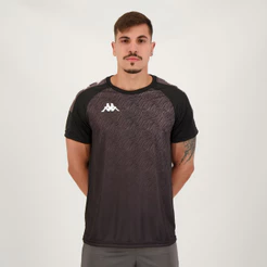 Camisa Kappa Sport Fischel Preta