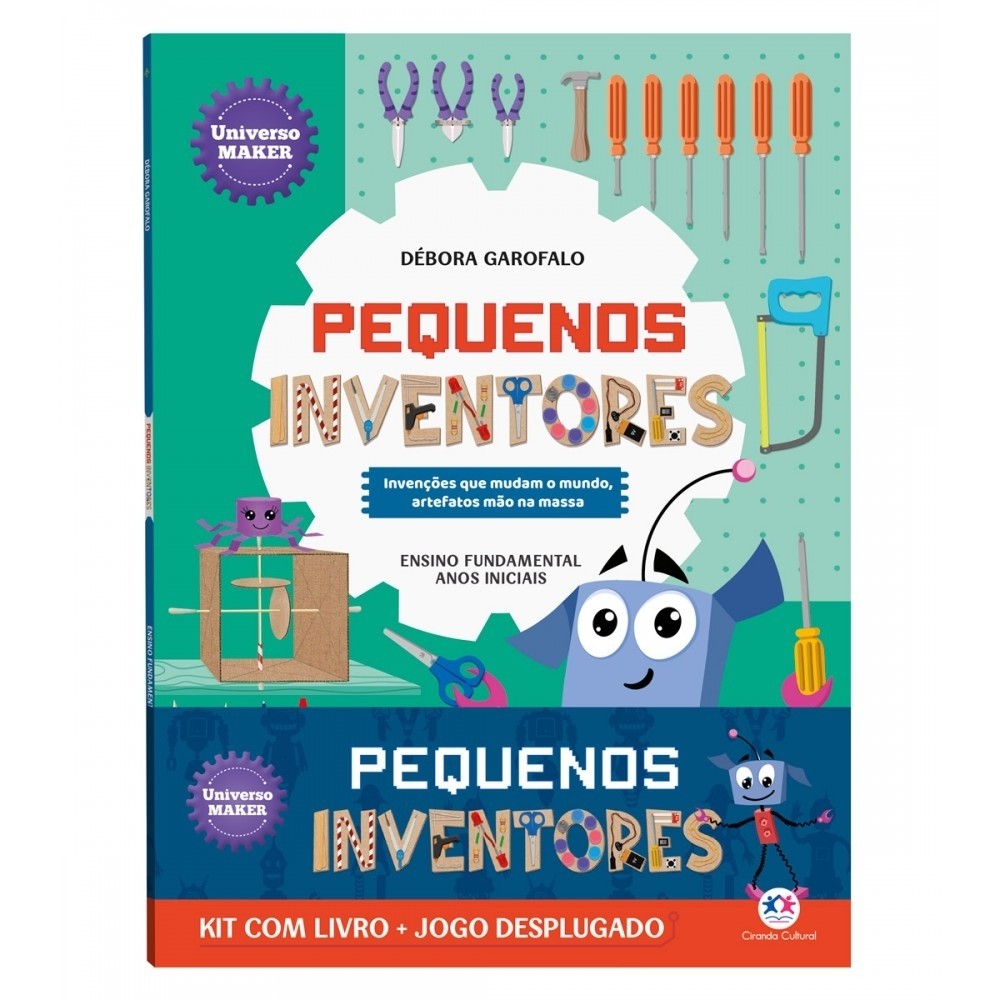 Pequenos inventores - Kit com livro + jogo desplugado em Oferta na Shopee