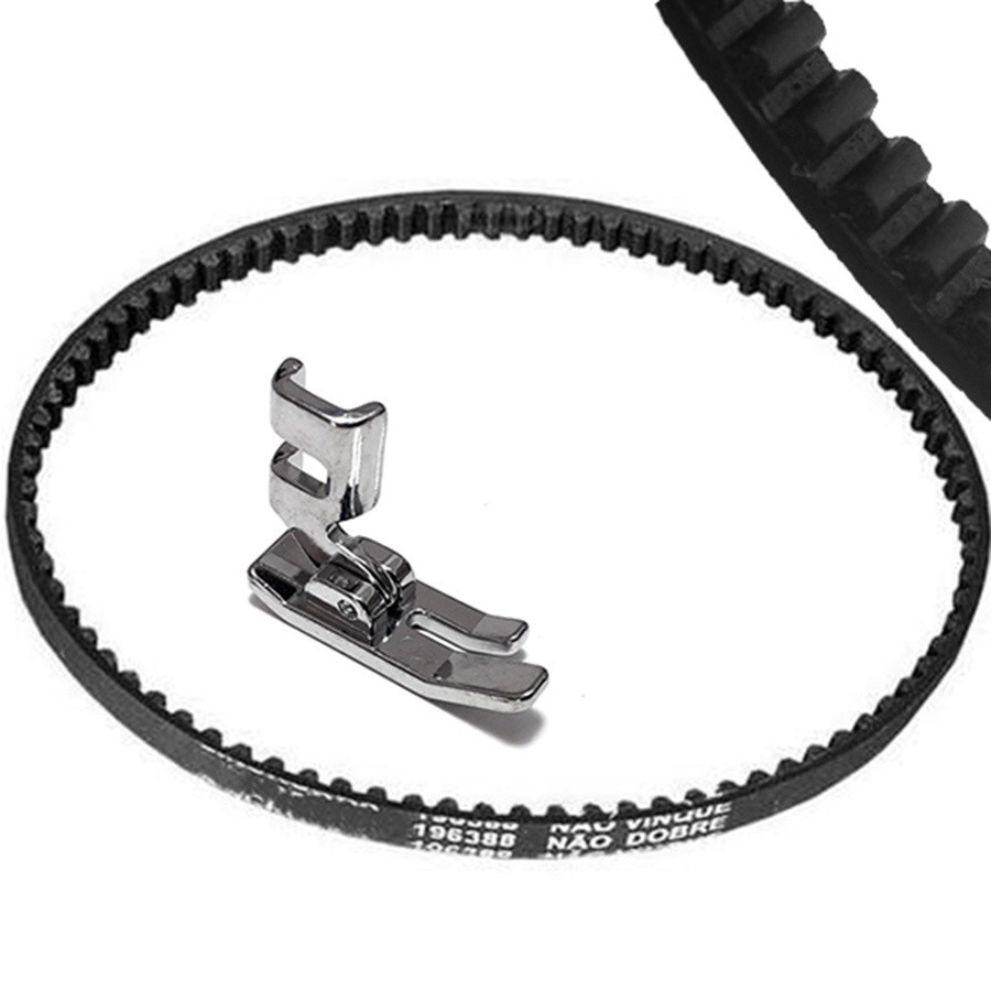 Calcador Costura Ponto Reto Reta Correia Motor Singer Elgin em Oferta na Shopee