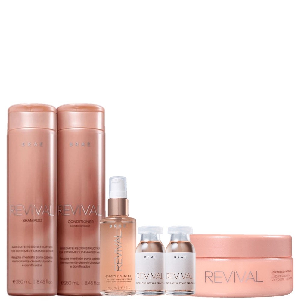 Kit Brae Revival Super Tratamento (6 Produtos) em Oferta na Shopee