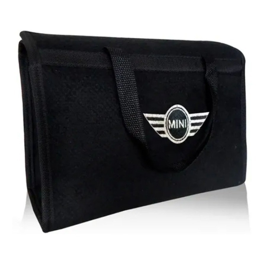 Bolsa Organizadora Porta Malas Mini Cooper, Aceman, John Cooper -> Carpete Preto