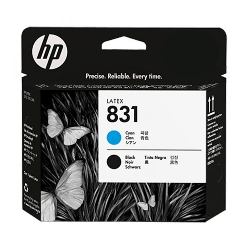 Cabeça de Impressão HP 831A - CZ677A Black / Cyan |Plotter Latex