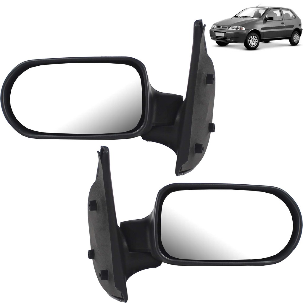 Retrovisor Palio 2 Portas 2001 2002 2003 Sem Controle