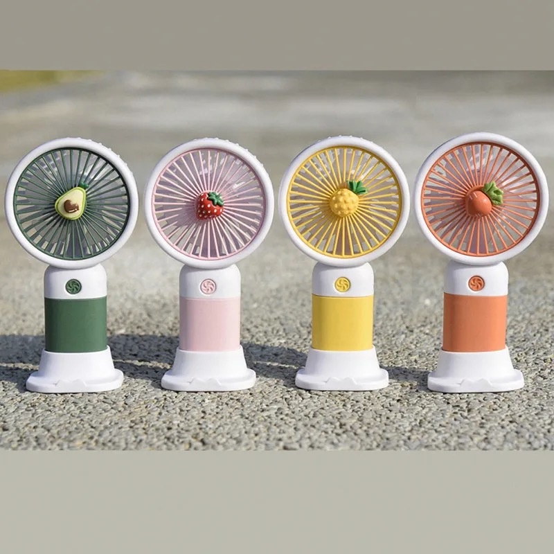 Mini Ventilador Portátil de Mão e Mesa USB Recarregável LE-5710 em Oferta na Shopee