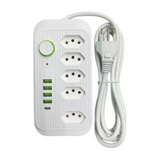 Filtro de Linha  5 Tomadas 4USB E 1Tipo-C  JUDY STORE em Oferta na Shopee