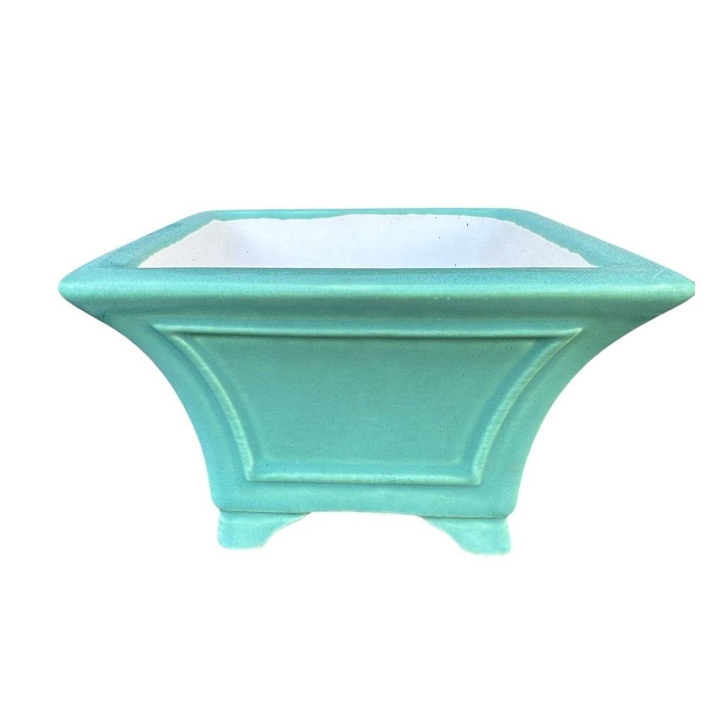 Vaso Quadrado chines para bonsai 15,5x9 WZZC19A vasos yixing importado para plantas suculentas