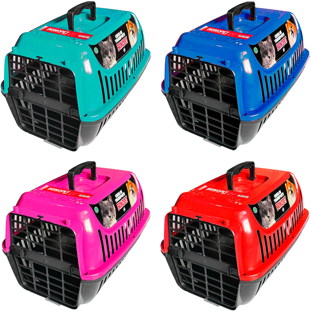 Kit 4 Caixa de Transporte Gato N1 Bolsa de Transporte Pet Cachorro Coelho Porquinho Da India