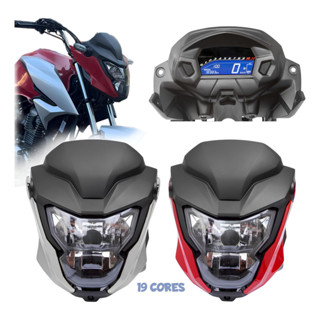 Kit Frente Farol Honda Cg Titan Fan 160 2025 Adaptada Para Titan Fan Start 2014 Até 2024 em Oferta na Shopee