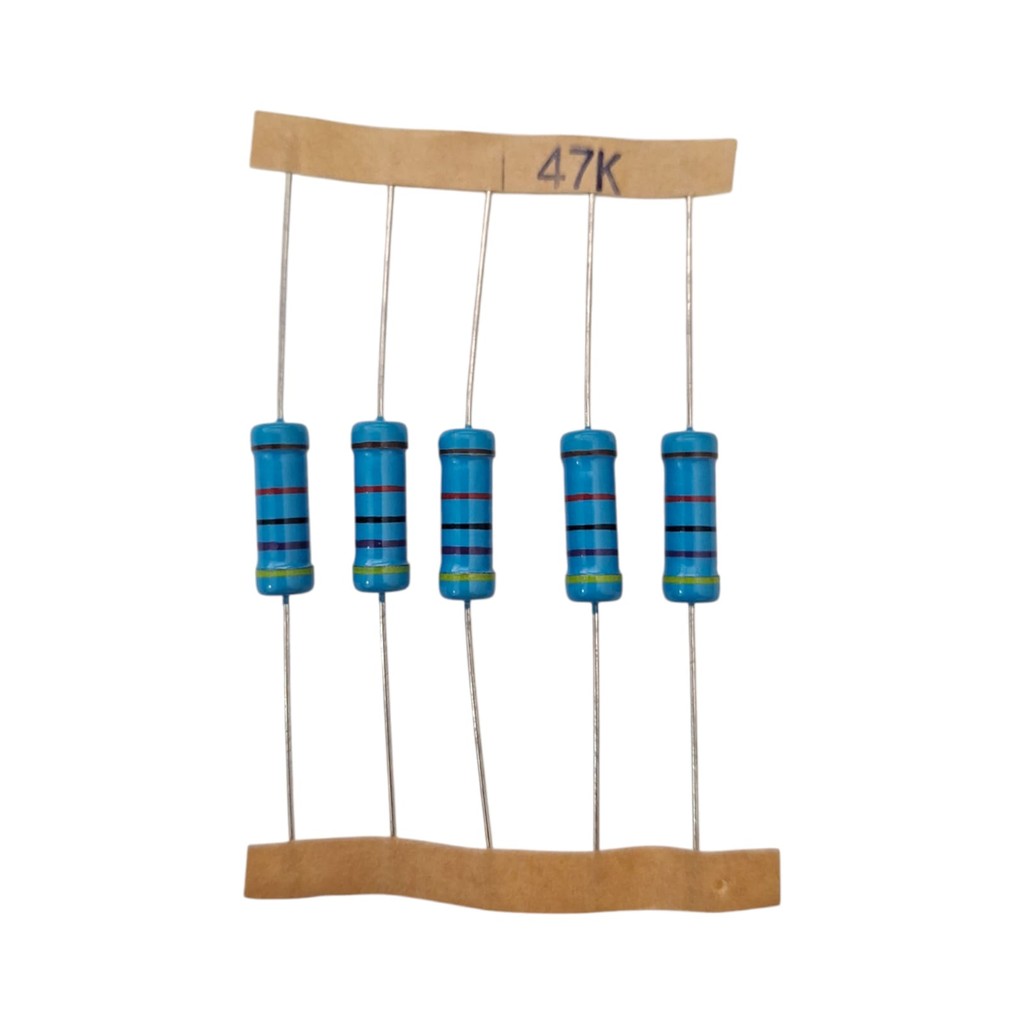 KIT 05 RESISTOR DE PRECISÃO 47K 1% 3W