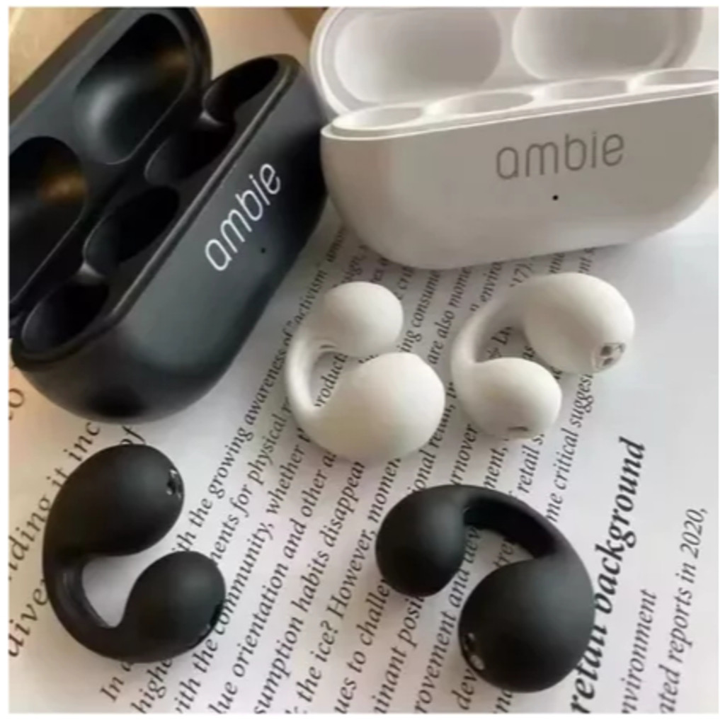 Fones De Ouvido Sound Earcuffs Condução De Ossos original ambie Sem Fio Bluetooth 5.2-LEGAL