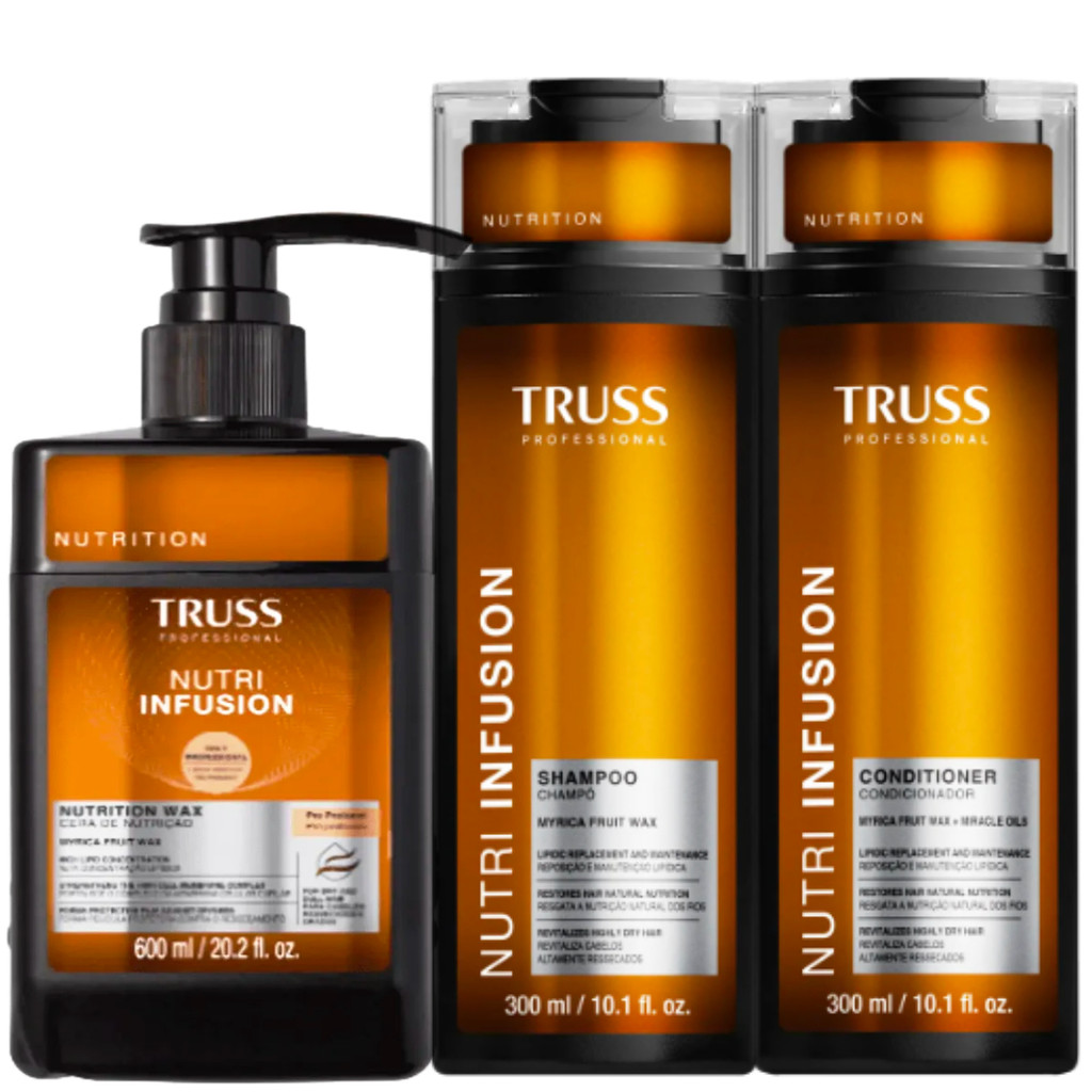Truss Nutri Infusion Shampoo e Condicionador + Cera 600ml