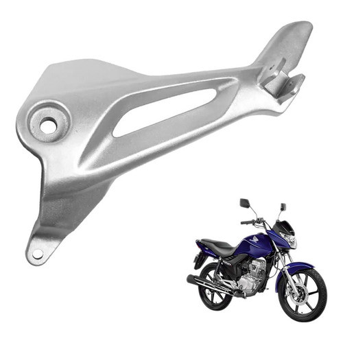 Suporte de Pedaleira Bacalhau Cg Titan 150 Fan 150 mix 2009 até 2013 Lado Esquerdo