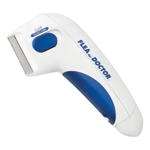 Pente Removedor Mata Pulgas Carrapatos Pet Sem Fio Elétrico Cor Branco em Oferta na Shopee