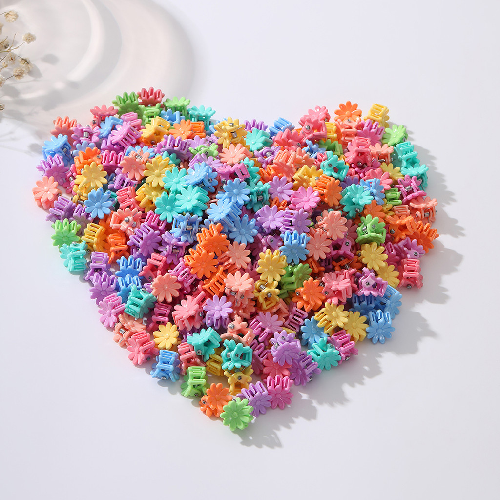 Grampos De Cabelo Com Flores Infantis De 50 Peças | Lindos Acessórios Para Meninas , Perfeitos Festas E Festivais