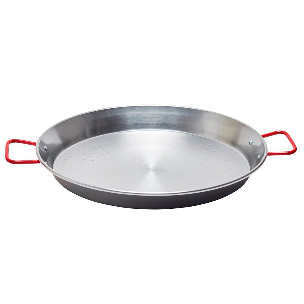 Paellera Garcima 50 cm Valenciana Aço Polido 14 Porções N.14
