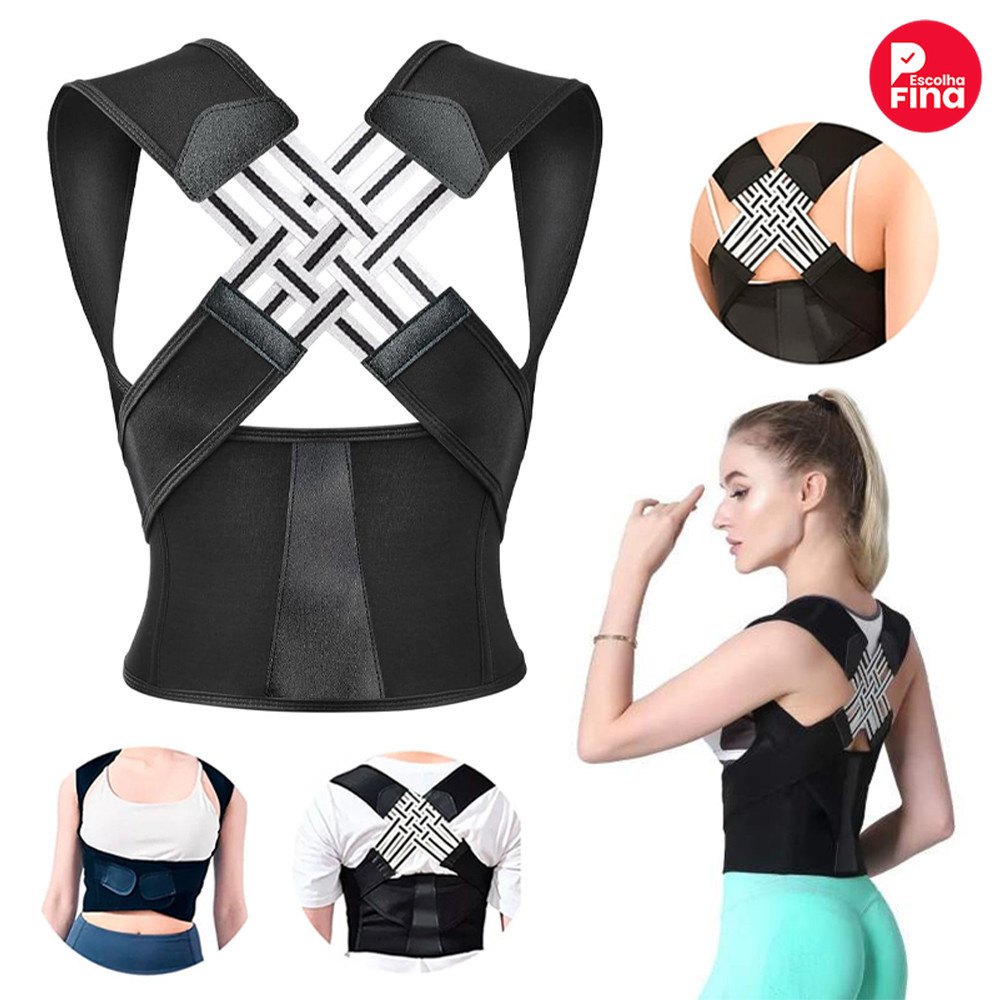 Colete de Postura para Coluna Cervical Alinhamento e Conforto Durável