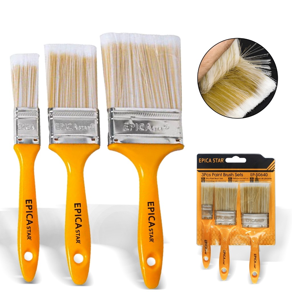 Conjunto de 3 peças Pincel multiuso, macio, para decoração/churrasco