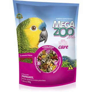Ração para Papagaio - 350g Mix Megazoo em Oferta na Shopee