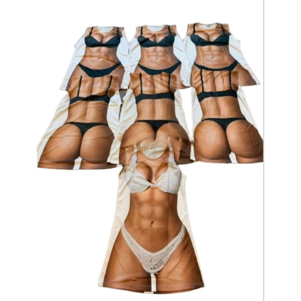 10 Camisetas Vestido Corpo Sarado / MANDAR TAM POR MSG