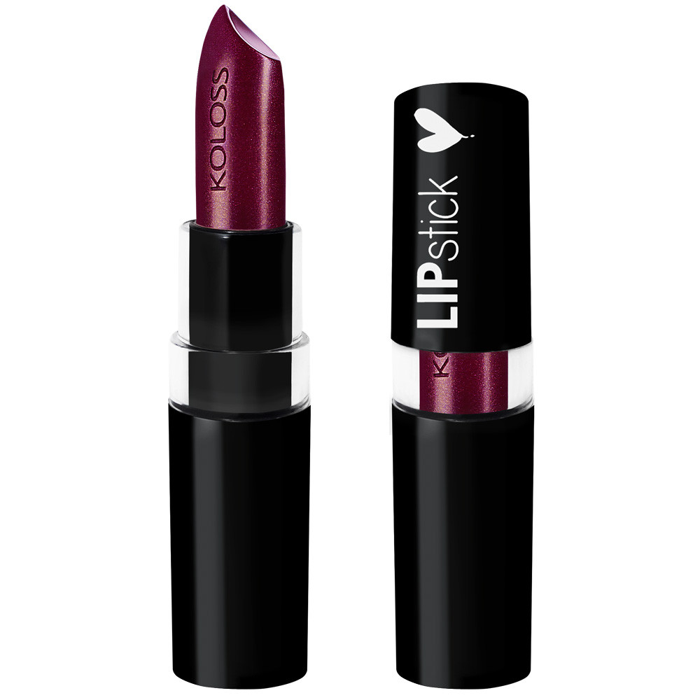 KOLOSS Batom LIPSTICK 142 GRAPE WINE - CINTILANTE Hidratante Alta Pigmentação em Oferta na Shopee