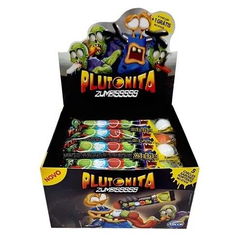 Chiclete Plutonita Zumbis Sortido C/15 Un Arcor Doce Atacado
