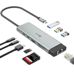 Hub USB TP-Link 9 em 1 Tipo-C 3.0 4K Alumínio