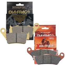 Kit Pastilhas de Freio P/ Royal Enfield Hunter 350 / Meteor 350 / Classic 500 Diafrag