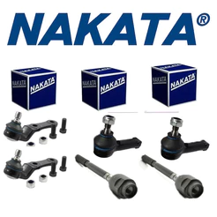 Kit 2 Barra + 2 Pivo + 2 Terminal direção Mecanica Corsa Celta 1998 a 2010 Nakata