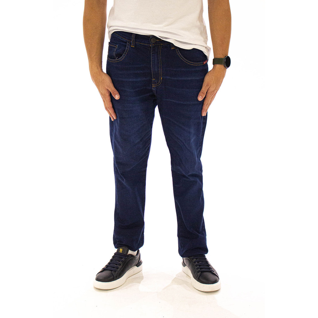 Calça Jeans Masculina Slim Belline Polo Wear Jeans Escuro - Men Clothes