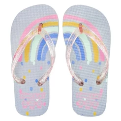 CHINELO INFANTIL PIMPOLHO 0074171C MENINA ARCO IRIS SOLA EVA