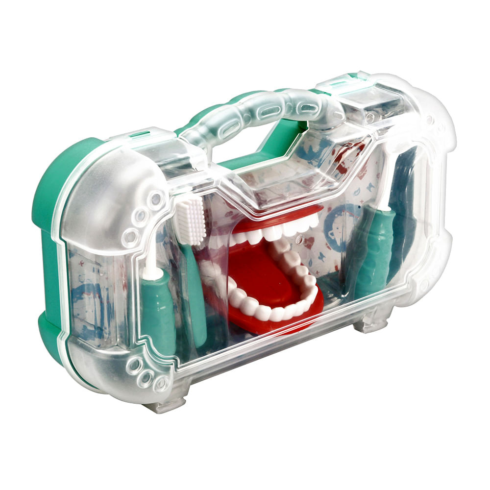 Maleta Mini Dentista Pakitoys com Acessórios - Mom & Baby