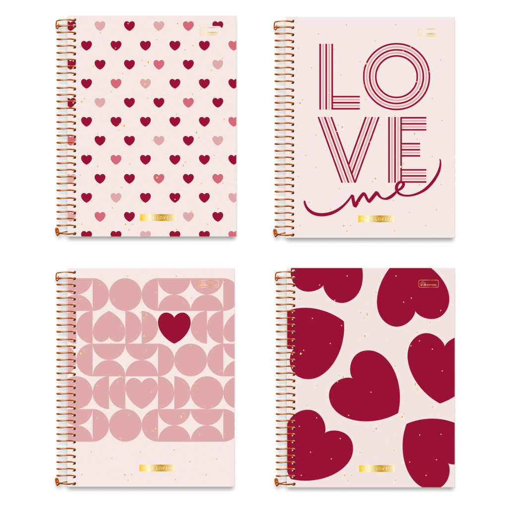 Caderno 15 Matérias Colegial it's Love! 240 Folhas - CADERSIL em Oferta na Shopee