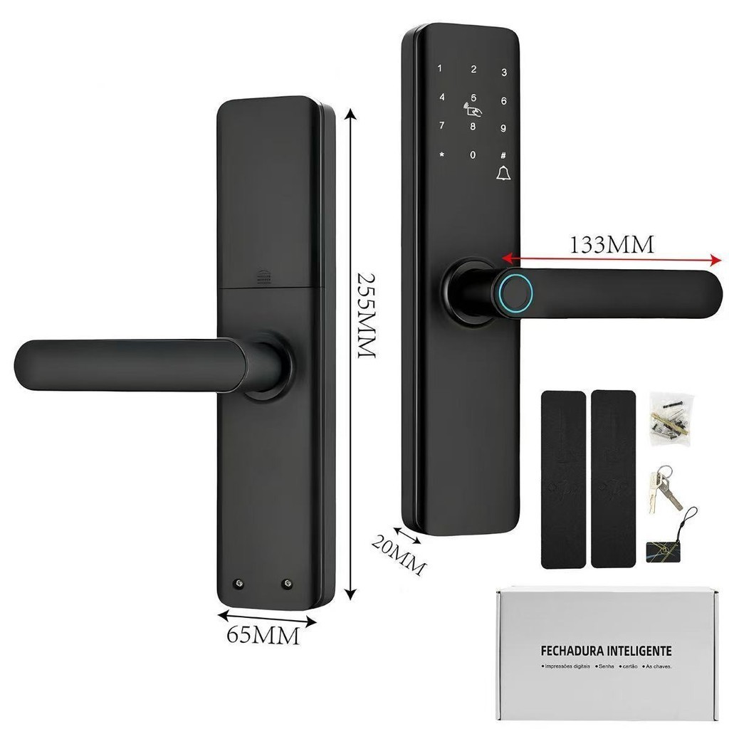 Smarthome Fechadura Digital Biométrica Eletronica Touch Biometria ming